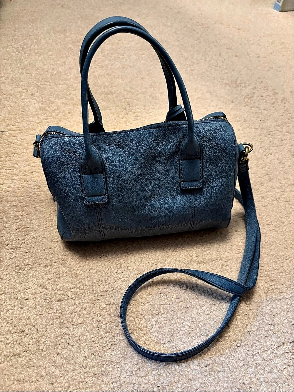 Fossil Rachel Satchel Blue